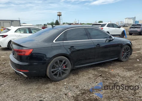 2018 Audi S4 Premium Plus из США, поврежденный, VIN WAUB4AF42JA002421